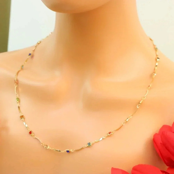 "New Beautiful Design Necklace Chain for Women/Girls, Gift, N534 - Picture 3 of 10